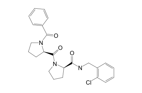 (R)-1-(Benzoyl-D-prolyl)-N-(2-chlorobenzyl)pyrrolidine-2-carboxamide