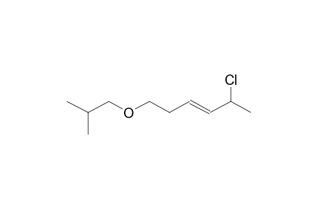 5-CHLORO-1-ISOBUTOXY-3(E)-HEXENE
