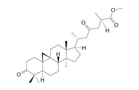 METHYL-(25R)-3,23-DIOXO-9,19-CYCLO-9-BETA-LANOST-26-OATE