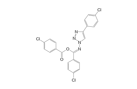 1-(ALPHA-PARA-CHLOR-BENZOYLOXY-PARA-CHLOR-PHENYLIDENE-AMINO)-4-PARA-CHLOR-PHENYL-1,2,3-TRIAZOLE