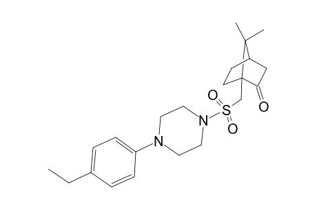 1-{[4-(4-ethylphenyl)piperazine-1-sulfonyl]methyl}-7,7-dimethylbicyclo[2.2.1]heptan-2-one