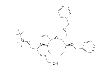 (2E)-4-({(2S,3R,8S,9R)-8-(benzyloxy)-9-[(benzyloxy)methyl]-2-vinyl-2,3,4,7,8,9-hexahydro-3-oxoninyl}oxy)-5-{[tert-butyl(dimethyl)silyl]oxy}-2-penten-1-ol