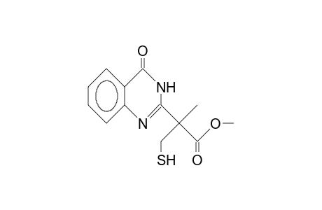 2-(1-Mercaptomethyl-1-methoxycarbonyl-ethyl)-quinazolin-4(3H)-one