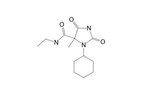 1-CYCLOHEXYL-5-ETHYLCARBAMOYL-5-METHYLHYDANTOIN