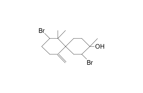 (4R,6R,8S,9S)-4,8-Dibromo-1-methylidene-5,5,9-trimethyl-spiro(5.5)undecan-9-ol