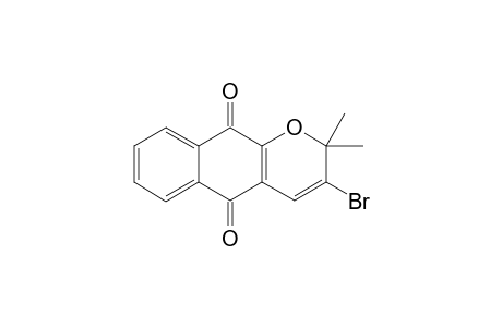 3-bromo-2,2-dimethyl-benzo[g]chromene-5,10-quinone