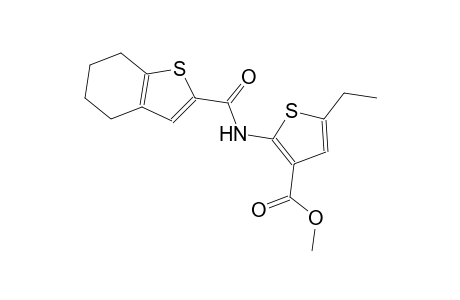 methyl 5-ethyl-2-[(4,5,6,7-tetrahydro-1-benzothien-2-ylcarbonyl)amino]-3-thiophenecarboxylate