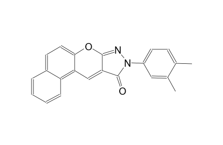 naphtho[1',2':5,6]pyrano[2,3-c]pyrazol-10(9H)-one, 9-(3,4-dimethylphenyl)-
