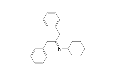 Cyclohexanamine, N-[2-phenyl-1-(phenylmethyl)ethylidene]-