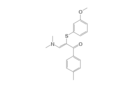 (Z)-2-(3-Methoxyphenylthio)-3-(dimethylamino)-1-p-tolylprop-2-en-1-one