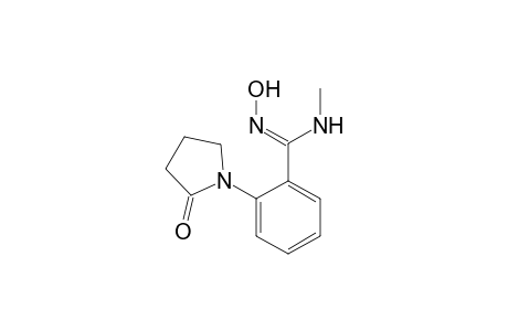 (Z)-1-{2'-[Methylamino(hydroxyimino)methyl]phenyl}-2-pyrrolidinone
