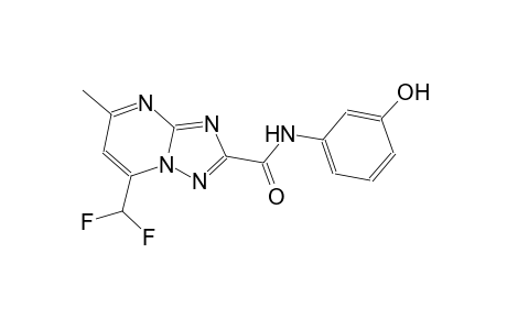 7-(difluoromethyl)-N-(3-hydroxyphenyl)-5-methyl[1,2,4]triazolo[1,5-a]pyrimidine-2-carboxamide