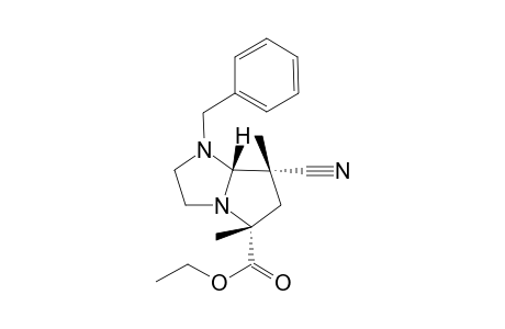 1-Benzyl-7-cyano-5-ethoxycarbonyl-5,7-dimethylhexahydro-1H-pyrrolo[1,2-a]imidazole