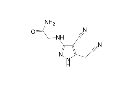Acetamide, 2-[[4-cyano-5-(2-nitriloethyl)-1H-pyrazol-3-yl]amino]-
