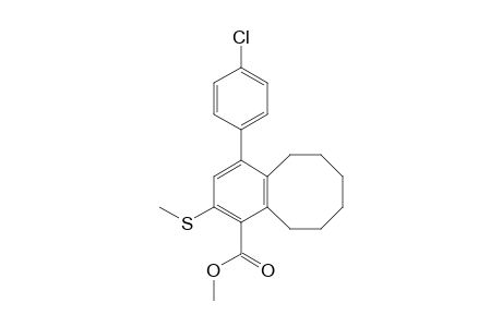 Methyl 4-(4-chlorophenyl)-6-methylthio-2,3-hexamethylenobenzoate