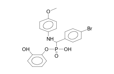 O-(2-HYDROXYPHENYL)[ALPHA-(PARA-METHOXYPHENYLAMINO)-PARA-BROMOBENZYL]PHOSPHONIC ACID