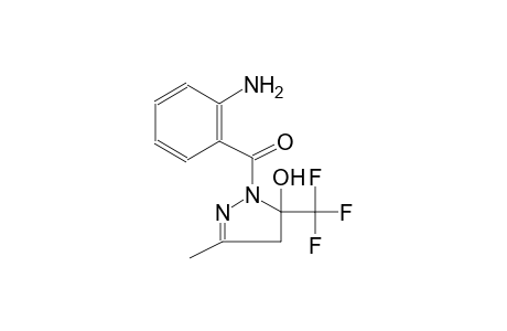 1-(2-aminobenzoyl)-3-methyl-5-(trifluoromethyl)-4,5-dihydro-1H-pyrazol-5-ol