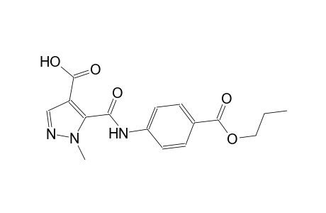 1H-pyrazole-4-carboxylic acid, 1-methyl-5-[[[4-(propoxycarbonyl)phenyl]amino]carbonyl]-