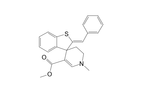 Methyl (2Z)-2-benzylidene-1'-methyl-5',6'-dihydro-1'H-spiro[1-benzothiophene-3,4'-pyridine]-3'-carboxylate