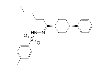 1-(cis-4-phenylcyclohexyl)-1-hexanone-p-tolylsulfonylhydrazone