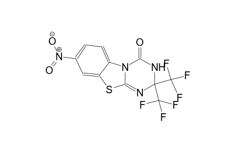 7-Nitro-2,2-bis-trifluoromethyl-2,3-dihydro-9-thia-1,3,4a-triaza-fluoren-4-one
