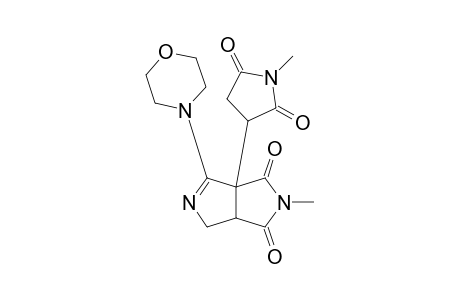 8-Morpholino-1-(N-methyl-2,5-dioxopyrrolidinyl)-3-methyl-3,7-diazabicyclo[3.3.0]oct-7-ene-2,4-dione