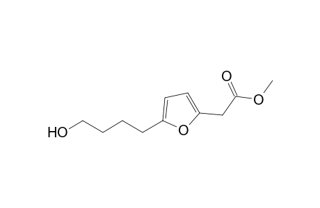 2-(4-Hydroxybutyl)-5-(methoxycarbonylmethyl)furan