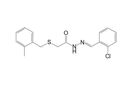 Acethydrazide, 2-(2-methylbenzylthio)-N2-(2-chlorobenzylideno)-