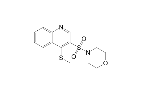 4-Methylthio-3-quinolinesulfonmorpholide