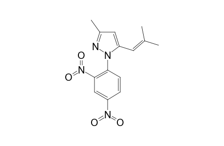 1-(2,4-dinitrophenyl)-3-methyl-5-(2-methylprop-1-enyl)pyrazole