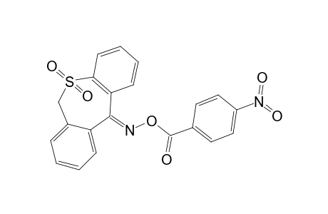 [[5,5-DIOXO-DIBENZO-[B,E]-THIEPIN-11(6H)-YLIDEN-AMINO]-OXY]-(4-NITROPHENYL)-METHANONE