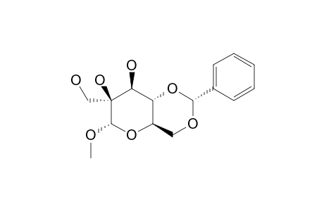 METHYL-4,6-O-BENZYLIDENE-2-C-HYDROXYMETHYL-ALPHA,D-MANNOPYRANOSIDE