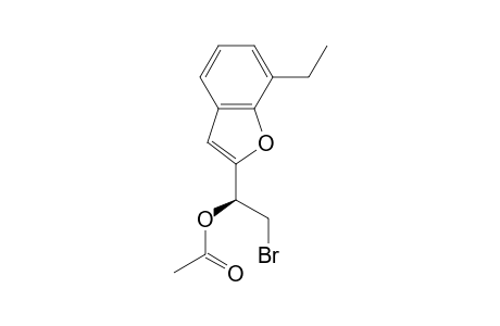 (S)-2-Bromo-1-(7-ethylbenzofuran-2-yl)ethyl acetate
