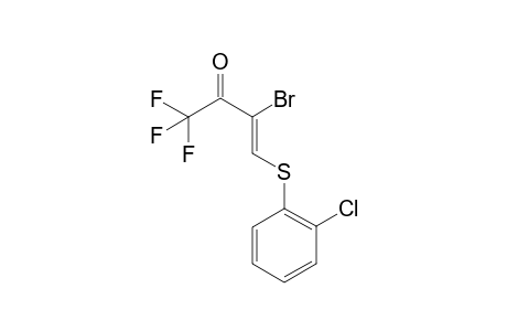 (Z)-3-Bromo-4-(2-chloro-phenylsulfanyl)-1,1,1-trifluoro-but-3-en-2-one