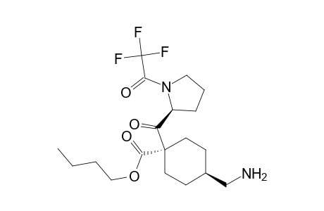 N-Tfa-L-prolyl-trans-4-(aminomethyl)cyclohexane carboxylic acid butylester