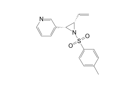 cis-N-Tosyl-2-(3-pyridinyl)-3-vinylaziridine