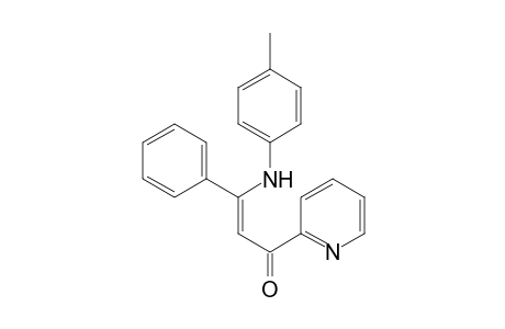 (Z)-3-Phenyl-1-(pyridin-2-yl)-3-(p-tolylamino)prop-2-en-1-one