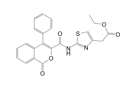 4-thiazoleacetic acid, 2-[[(1-oxo-4-phenyl-1H-2-benzopyran-3-yl)carbonyl]amino]-, ethyl ester