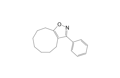 4H-Cyclonon[d]isoxazole, 5,6,7,8,9,10-hexahydro-3-phenyl-