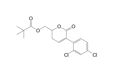 [5-(2,4-dichlorophenyl)-6-oxidanylidene-2,3-dihydropyran-2-yl]methyl 2,2-dimethylpropanoate