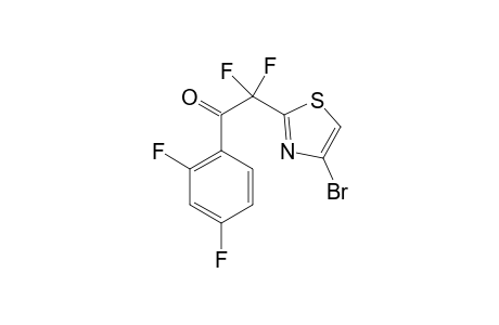 2,2-Difluoroa-1-(2,4-difluorophenyl)-2-(4-bromo-2-thiazolyl)ethanone