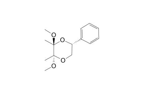 (2S*,3S*,5R*)-2,3-Dimethoxy-2,3-dimethyl-5-phenyl-1,4-dioxane