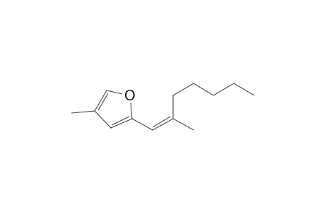2-(2-Methyl-1-heptenyl)-4-methylfuran