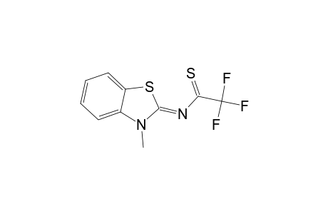 2,2,2-Trifluoro-N-((2Z)-3-methyl-1,3-benzothiazol-2(3H)-ylidene)ethanethioamide