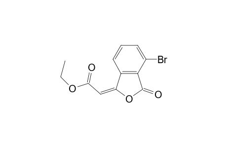 Acetic acid, (4-bromo-3-oxo-1(3H)-isobenzofuranylidene)-, ethyl ester, (E)-