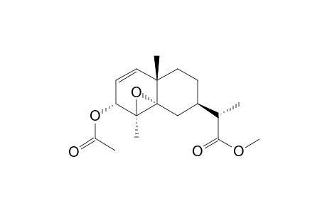(2S)-2-[(1aR,2R,4aS,7R,8aS)-2-acetoxy-1a,4a-dimethyl-5,6,7,8-tetrahydro-2H-naphtho[1,8a-b]oxiren-7-yl]propionic acid methyl ester
