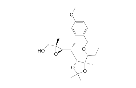 D-erythro-L-galacto-Nonitol, 2,3-anhydro-4,8,9-trideoxy-7-O-[(4-methoxyphenyl)methyl]-4-methyl-2,6-di-C-methyl-5,6-O-(1-methylethylidene)-
