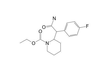 ALPHA-(4-FLUOROPHENYL)-ALPHA-(1-ETHOXYCARBONYL-2-PIPERIDYL)-ACETAMIDE