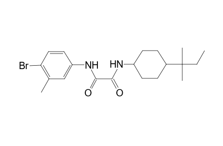 Oxamide, N-(4-bromo-3-methylphenyl)-N'-[4-(1,1-dimethylpropyl)cyclohexyl]-