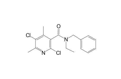 N-Benzyl-2,5-dichloro-N-ethyl-4,6-dimethyl-nicotinamide